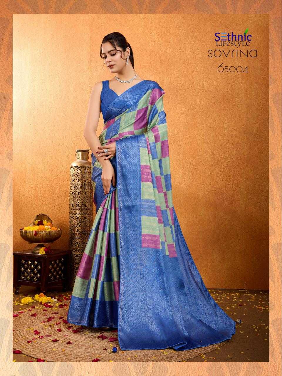 Ynf Brocade KESH416 Sethnic-Sovrina Silk Sarees Wedding Collections Festive Collections Wholesale Brocade Sarees Party Wear Silk Sarees Designer Silk Sarees Manufacturer- Kapda Export