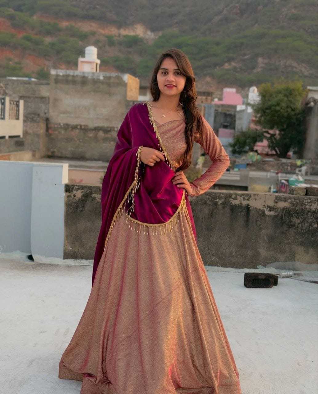 Ynf Burberry Silk RIN157 5187 Lehengas Wedding Collections Festive Collections Wholesale Fancy Lehenga Silk Lehenga Reception Outfits Manufacturer- Kapda Export