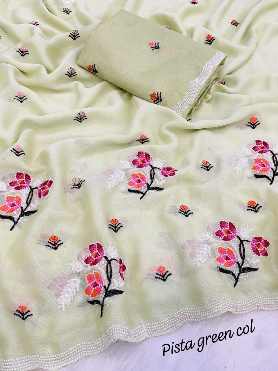 Ynf Chiffon RIN205 792 Sarees Wedding Collections Festive Collections Wholesale Chiffon Sarees Cocktail Party Outfits Ram Navami Collections Manufacturer- Kapda Export