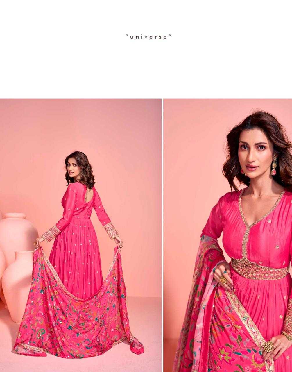 Ynf Chinon Silk RIN184 SAYURI DESIGNER-MAYURI Suits & Dresses Rakhi Collections Festive Collections Wholesale Party wear suits Silk Suits Embroidered Suits Manufacturer- Kapda Export