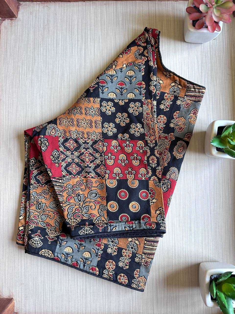 Ynf Cotton KESH437 SBB-04 Readymade Blouses Wholesale Designer Blouse Printed Cotton Blouses Manufacturer- Kapda Export