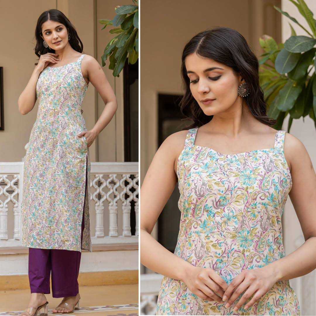 Ynf Cotton RIN125 Blush 3.0 Kurti Wedding Collections Wholesale Sleeveless Kurtis Mehendi Outfits Manufacturer- Kapda Export