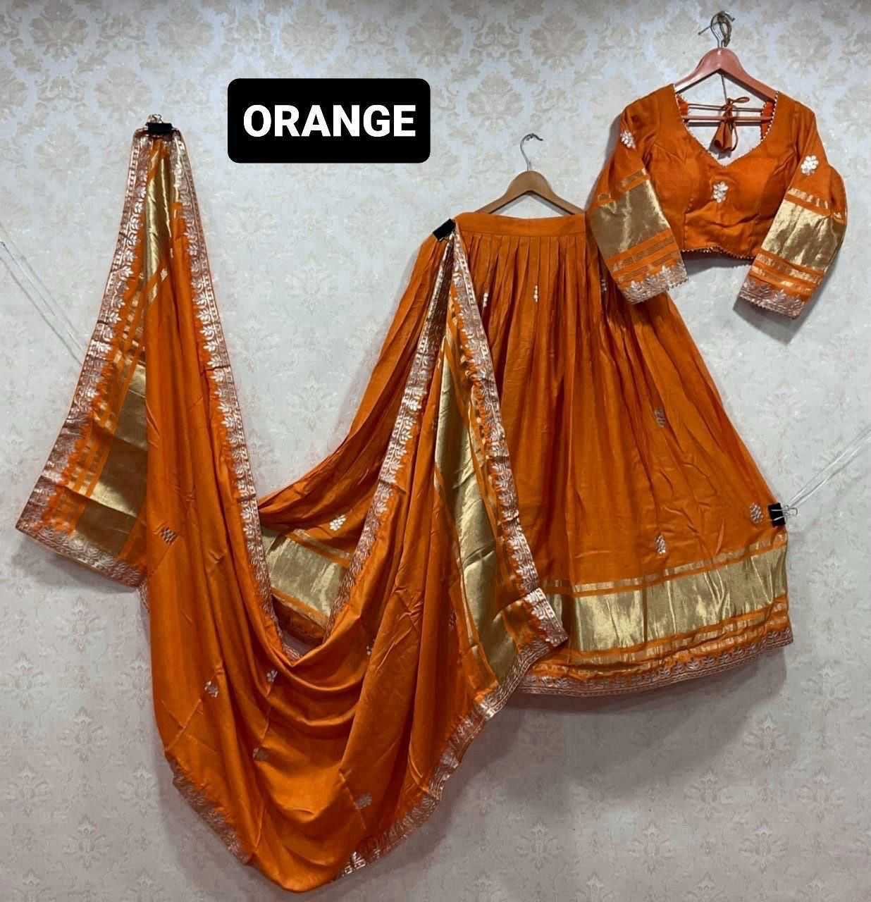 Ynf Gajji Silk RIN128 RJK02 Lehengas Navratri Chaniya Choli Wholesale Navratri Gowns Gota Patti Lehenga Manufacturer- Kapda Export