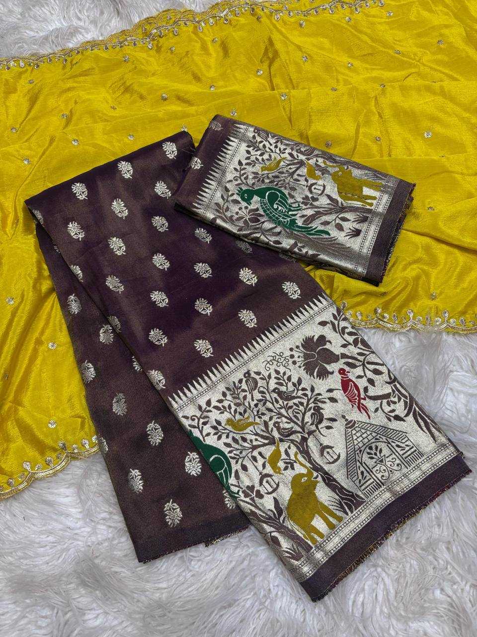 Ynf Jequard Silk RIN124 Ugadi Half saree collection Sarees Wedding Collections Wholesale Half Sarees Haldi Outfits Manufacturer- Kapda Export