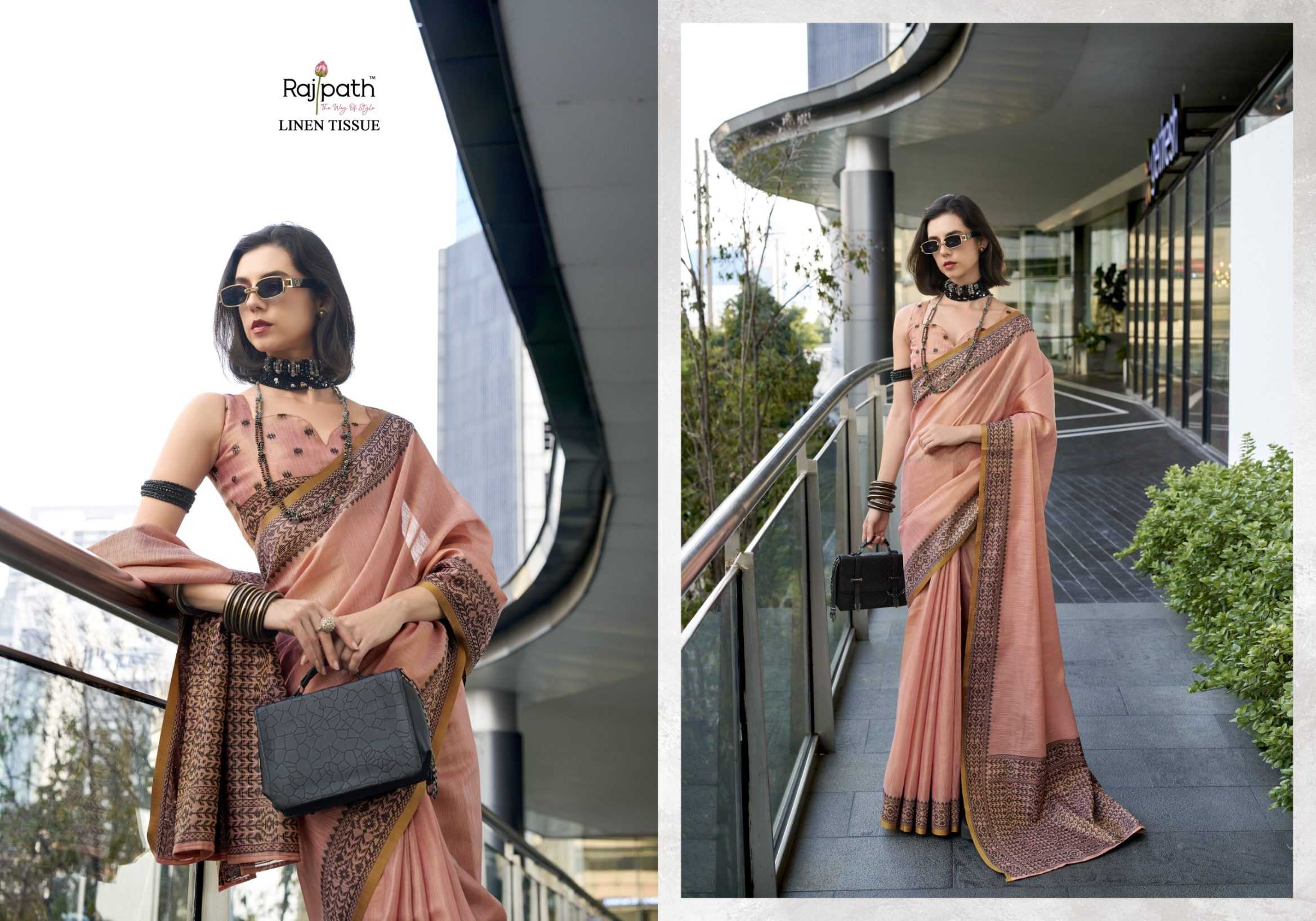 Ynf Linen KESH113 Rajpath-Blackberry Sarees Rakhi Collections Festive Collections Wholesale Party Wear Sarees Fancy Sarees Linen Sarees Manufacturer- Kapda Export