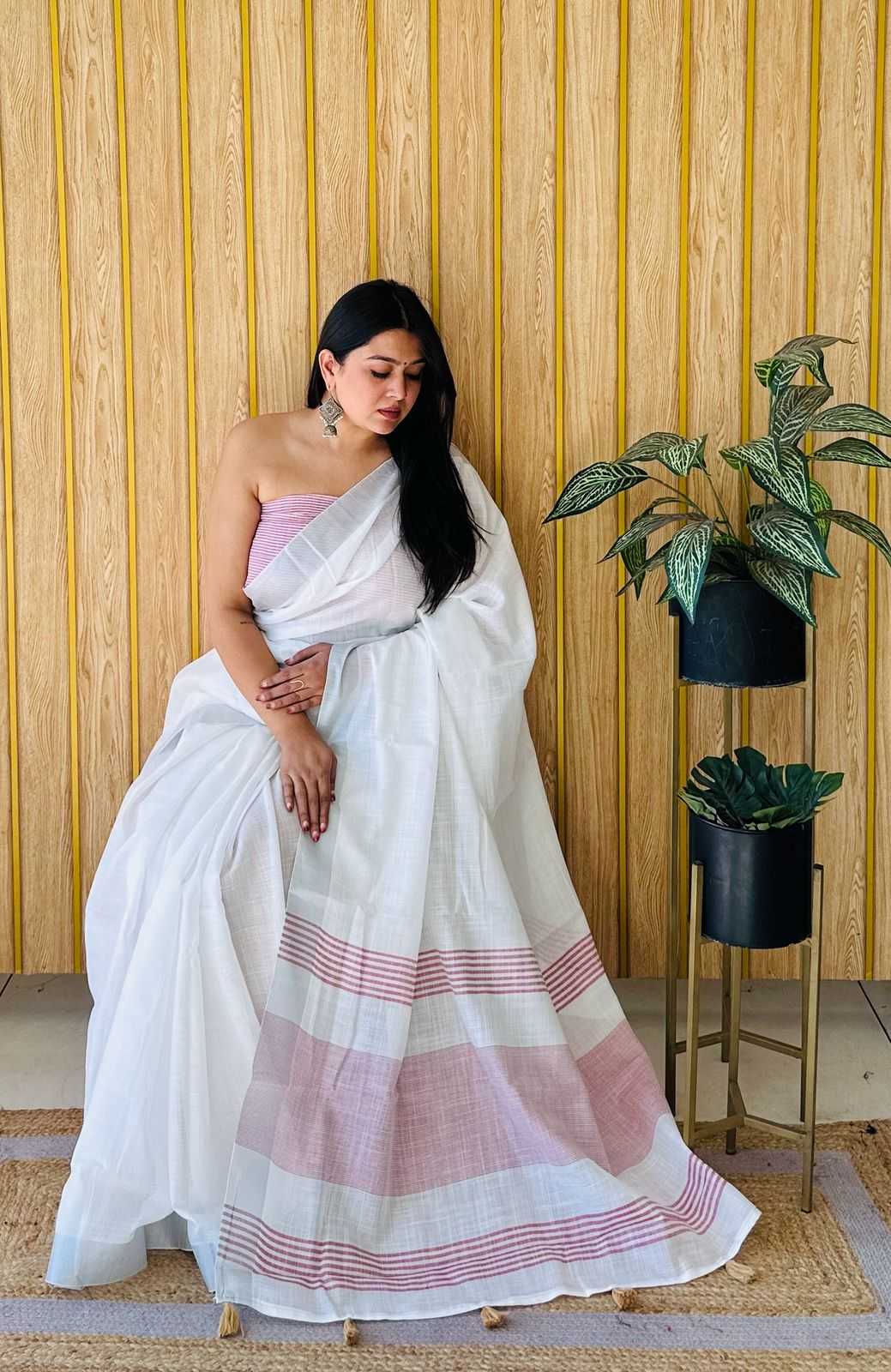 Ynf Linen RIN183 VAD04 Sarees Wedding Collections Festive Collections Wholesale Fancy Sarees Linen Sarees Reception Outfits Manufacturer- Kapda Export