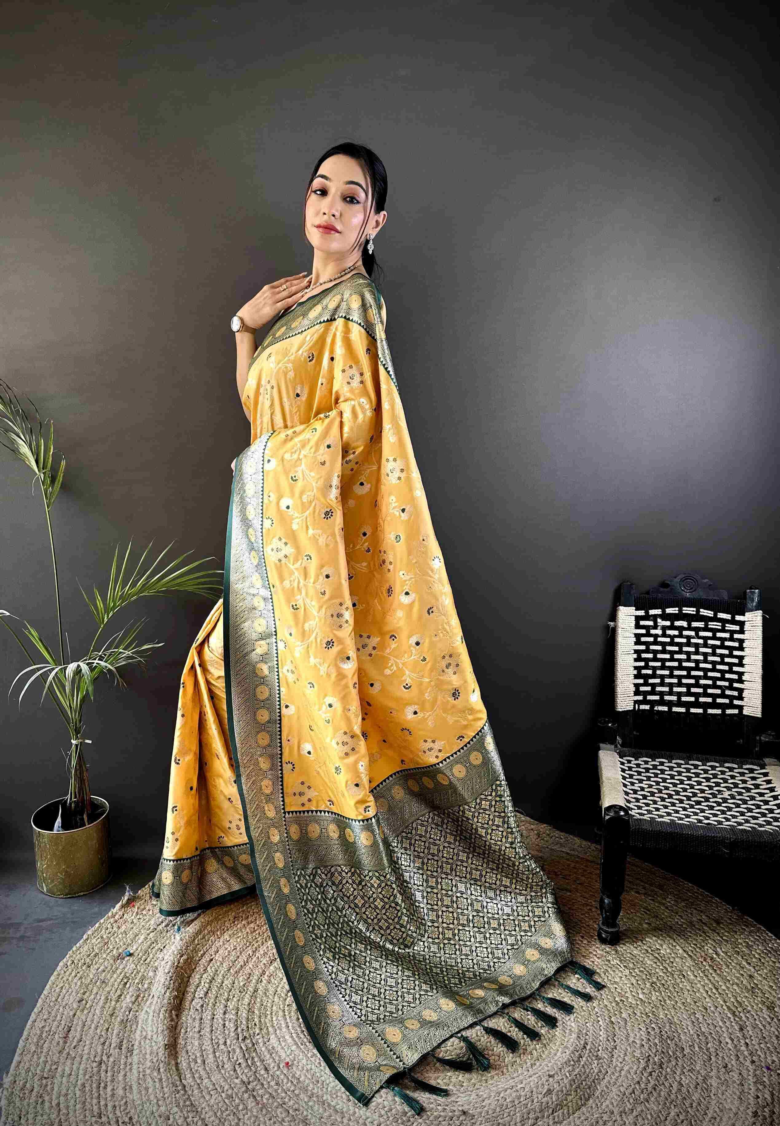 Ynf Silk RIN209 RAJWADA Sarees Wedding Collections Festive Collections Wholesale Fancy Sarees Silk Sarees Reception Outfits Manufacturer- Kapda Export