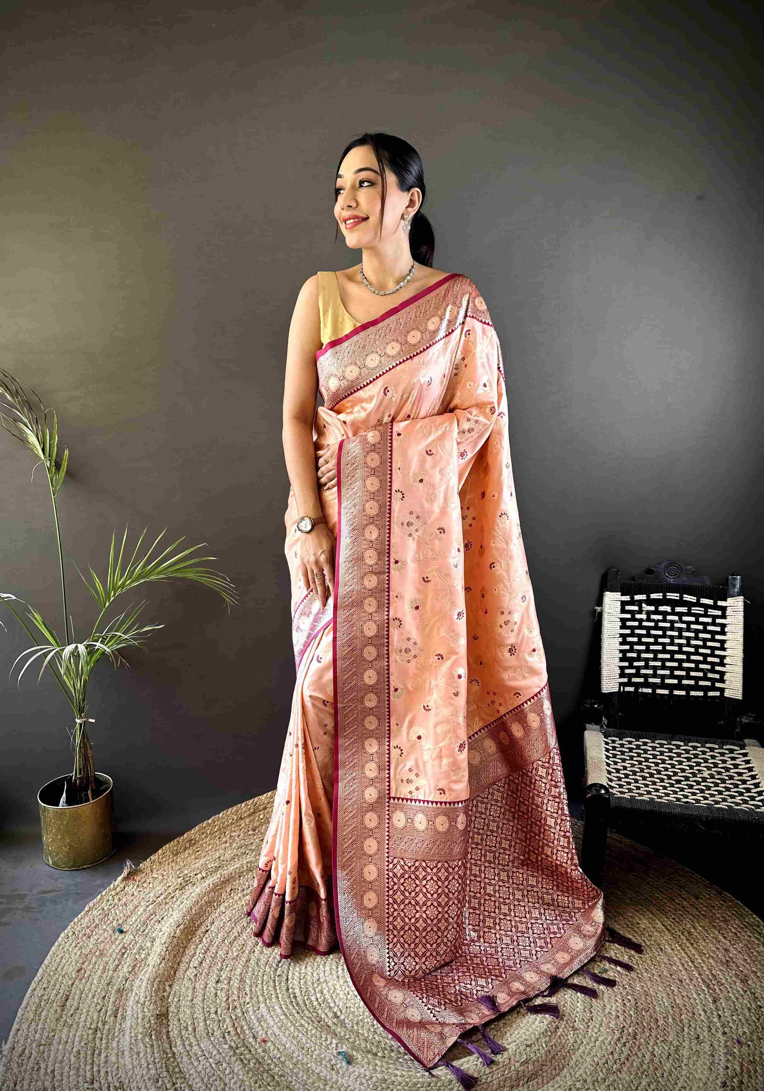 Ynf Silk RIN209 RAJWADA Sarees Wedding Collections Festive Collections Wholesale Fancy Sarees Silk Sarees Reception Outfits Manufacturer- Kapda Export