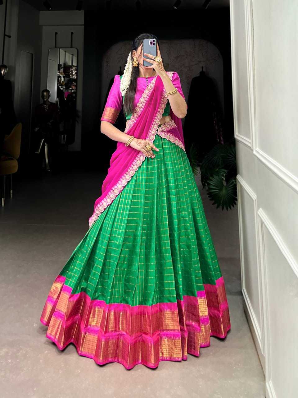 Ynf Zari Silk KESH416 LNB-2010 Lehengas Wedding Collections Festive Collections Wholesale Zari Work Lehenga Heavy Lehenga After-Party Outfits Manufacturer- Kapda Export