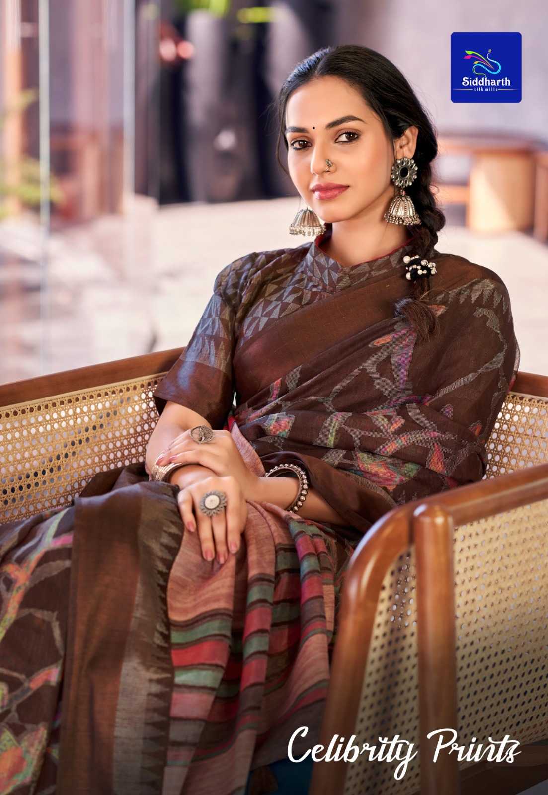 Ynf Blue Berry RIN203 212 Sarees Wholesale Brasso Sarees Manufacturer- Kapda Export