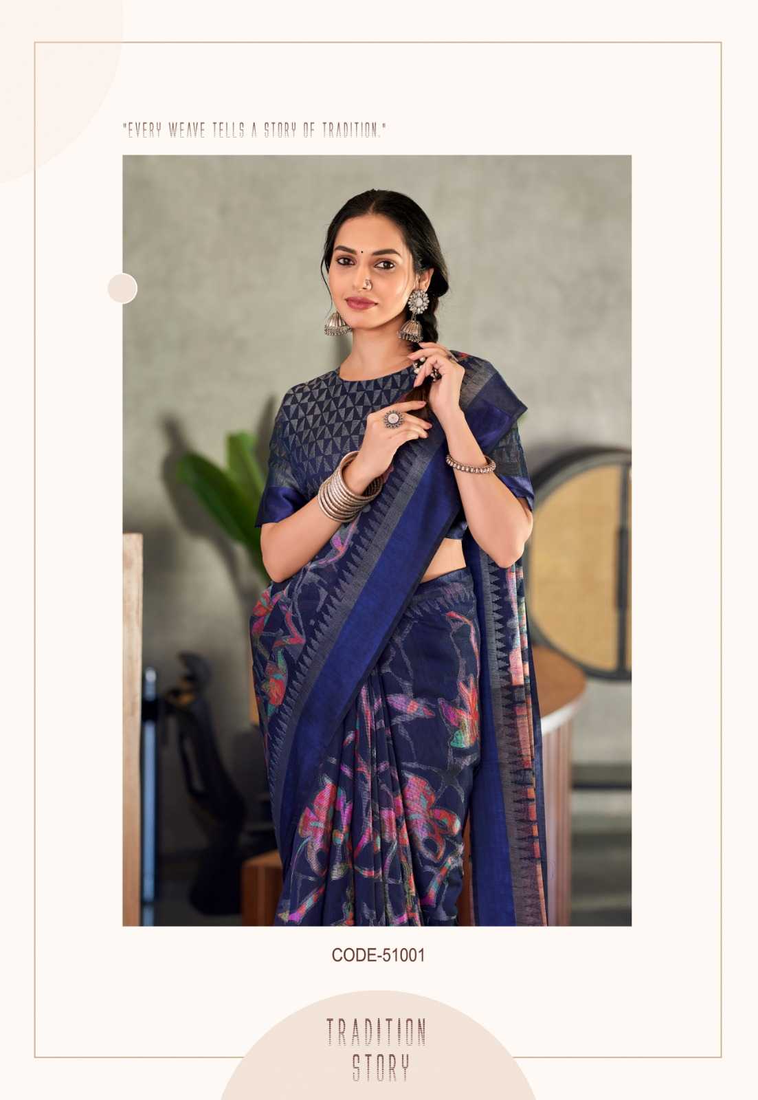 Ynf Blue Berry RIN203 212 Sarees Wholesale Brasso Sarees Manufacturer- Kapda Export