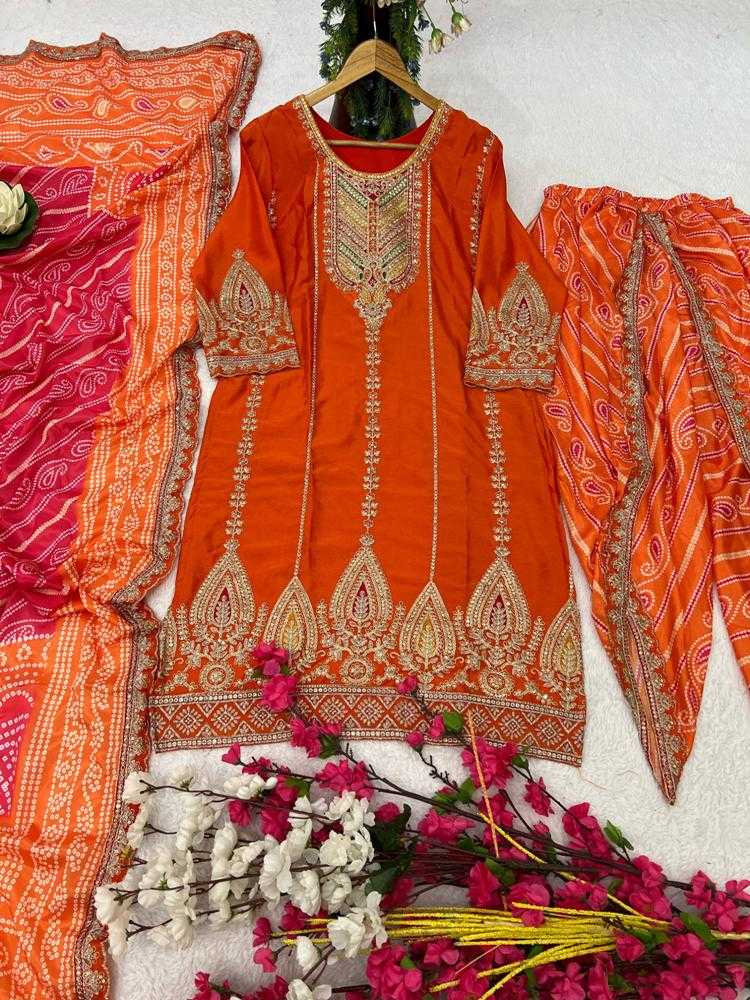 Ynf Chinon Silk RIN222 181 Kurti Wholesale Festive Kurtis Kurtis With Dhoti Manufacturer- Kapda Export