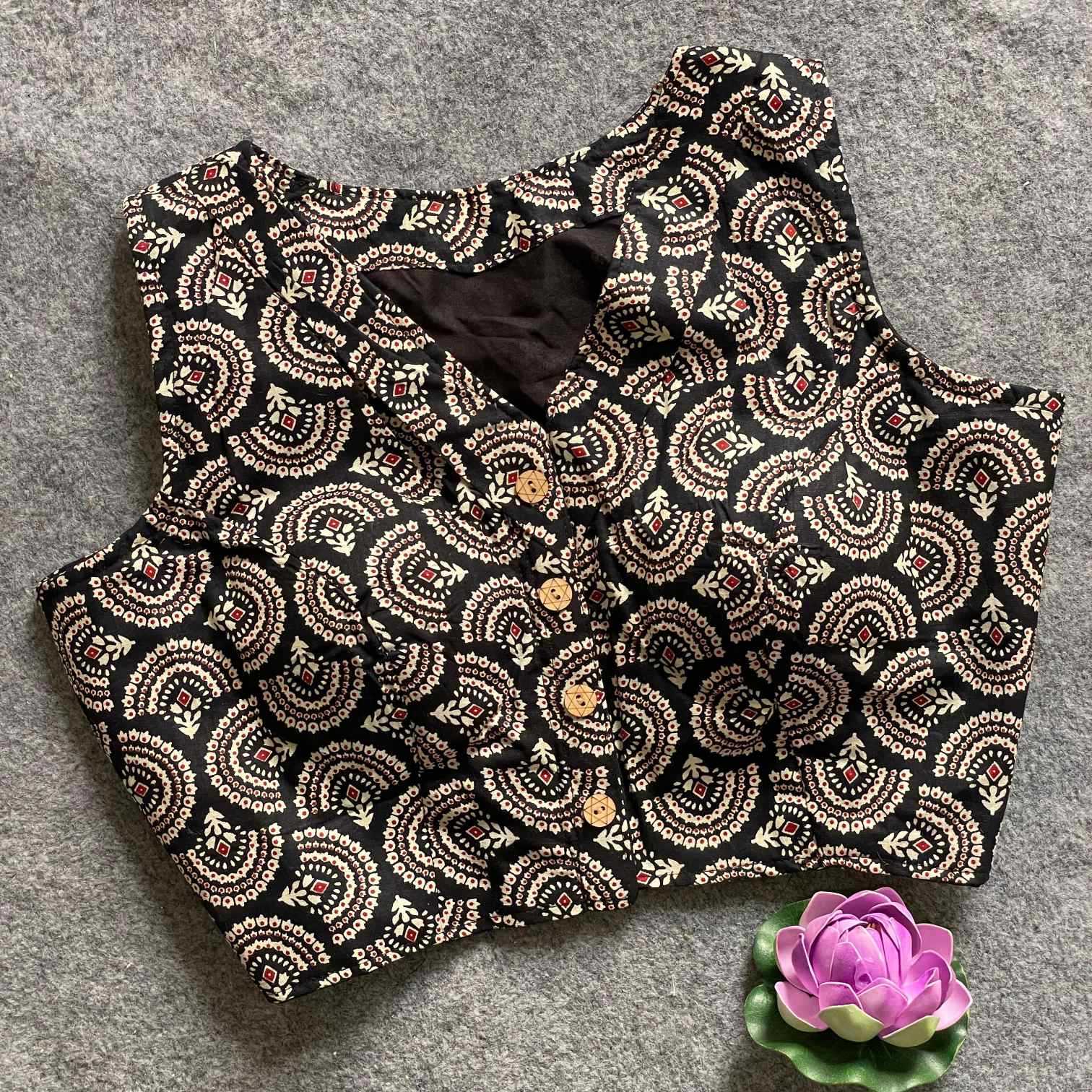 Ynf Cotton KESH426 RIMAA2 Readymade Blouses Wholesale Fashion Blouse Printed Cotton Blouses Manufacturer- Kapda Export