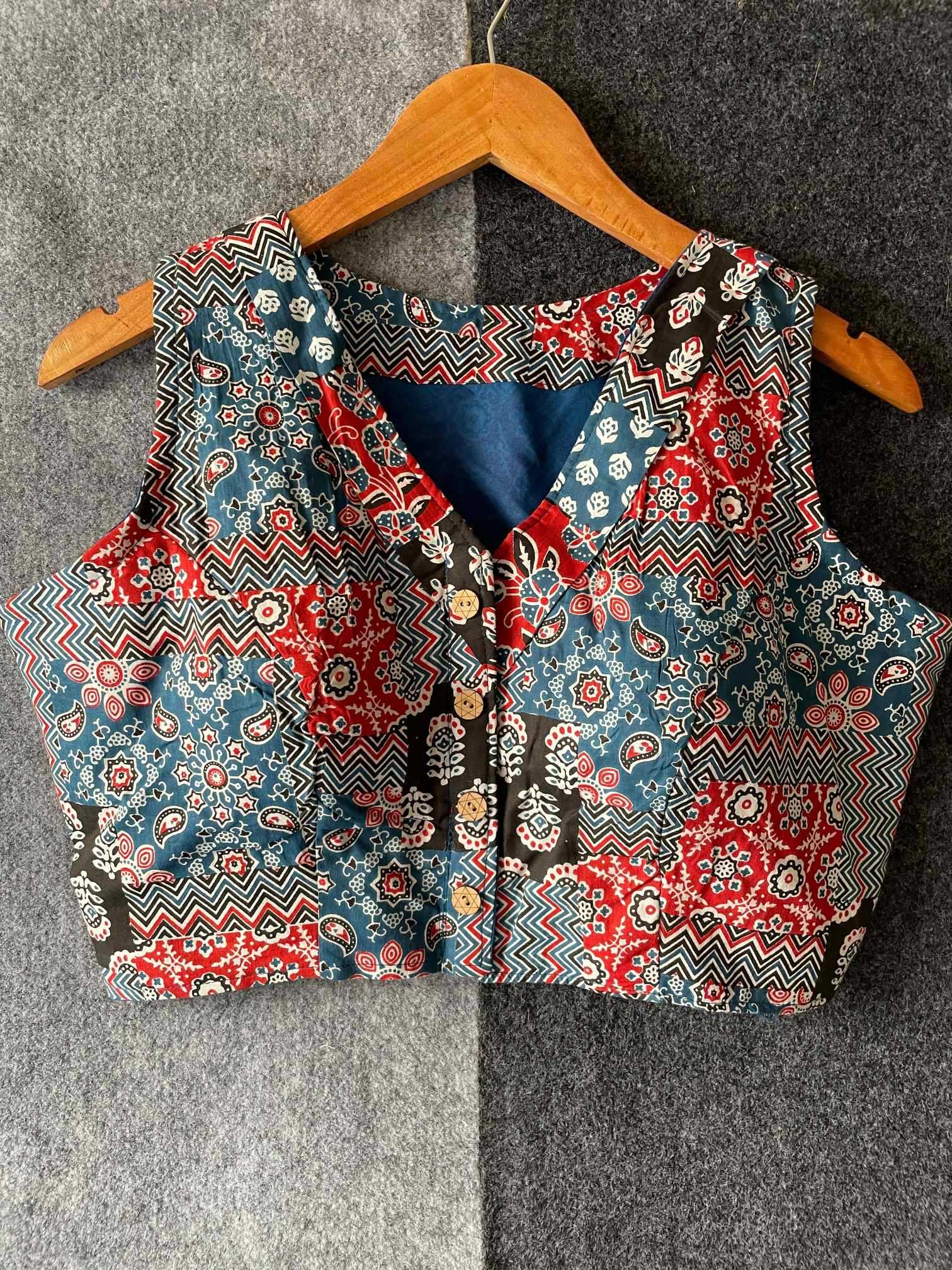 Ynf Cotton KESH426 RIMAA2 Readymade Blouses Wholesale Fashion Blouse Printed Cotton Blouses Manufacturer- Kapda Export