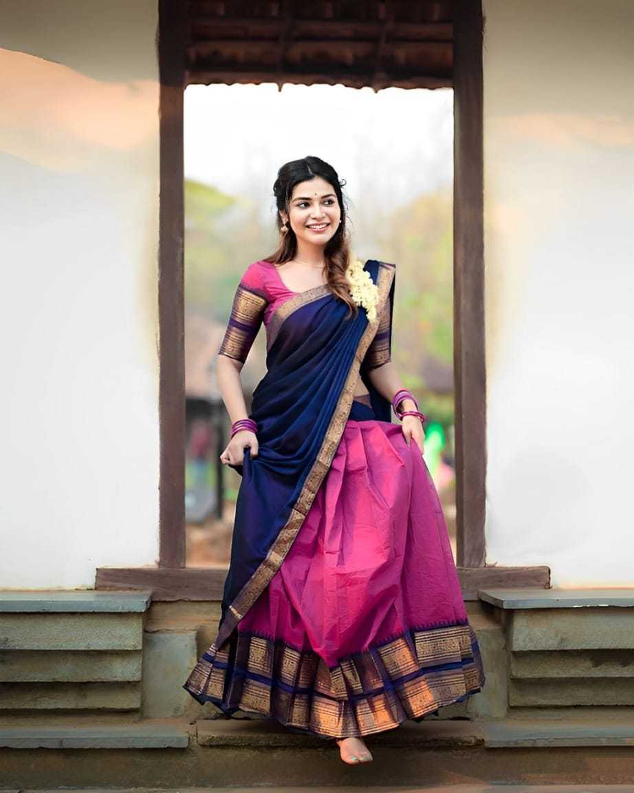 Ynf Kanjivaram Silk RIN222 113 Sarees Wholesale Lehenga Sarees Half Sarees Manufacturer- Kapda Export