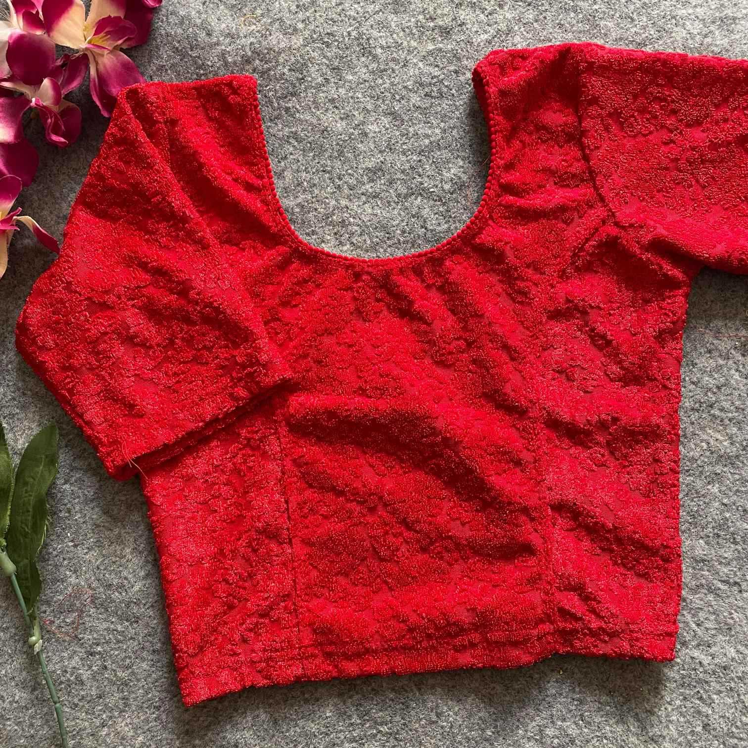 Ynf Polyester KESH426 104 Readymade Blouses Wholesale Designer Blouse Stretchable Blouse Manufacturer- Kapda Export