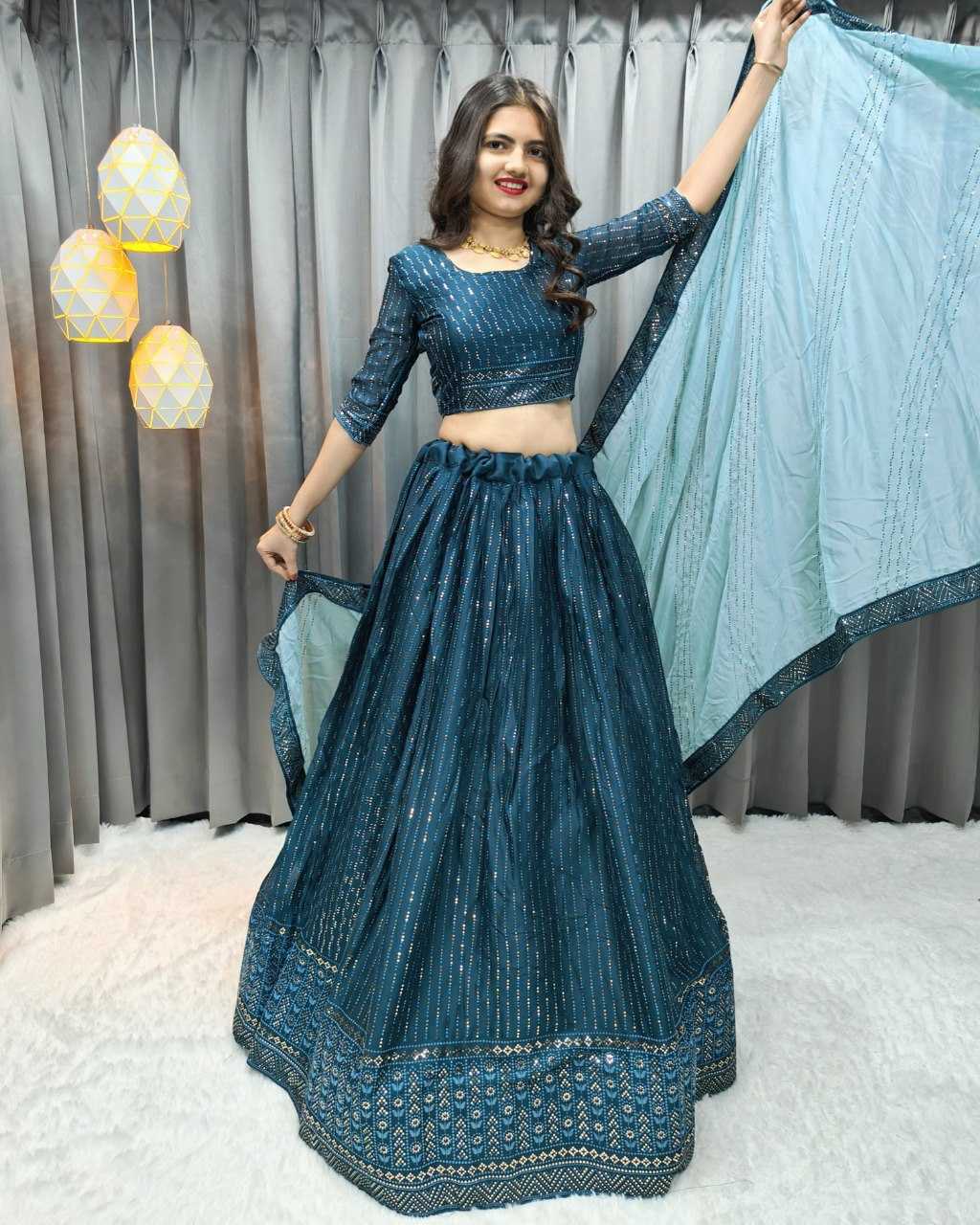 Ynf Soft Butter Silk RIN207 1463 Lehengas Navratri Chaniya Choli Wholesale Designer Lehenga Choli Chaniya Choli Georgette Lehenga Manufacturer- Kapda Export