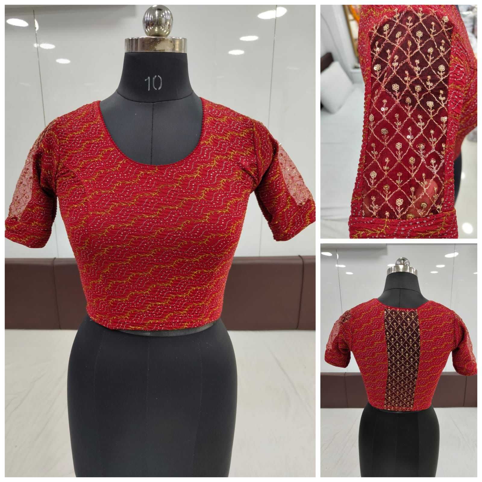 Ynf Crush Silk KESH426 NAINA-1 Readymade Blouses Wedding Collections Festive Collections Wholesale Stretchable Blouse Embroidered Blouses Party Wear Blouse Manufacturer- Kapda Export