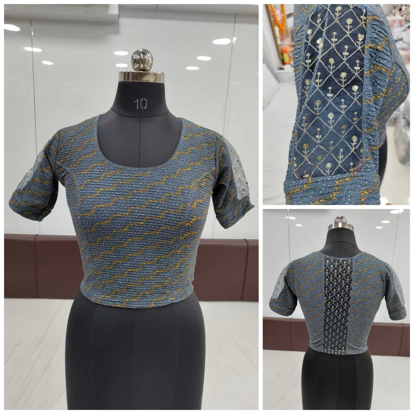 Ynf Crush Silk KESH426 NAINA-1 Readymade Blouses Wedding Collections Festive Collections Wholesale Stretchable Blouse Embroidered Blouses Party Wear Blouse Manufacturer- Kapda Export