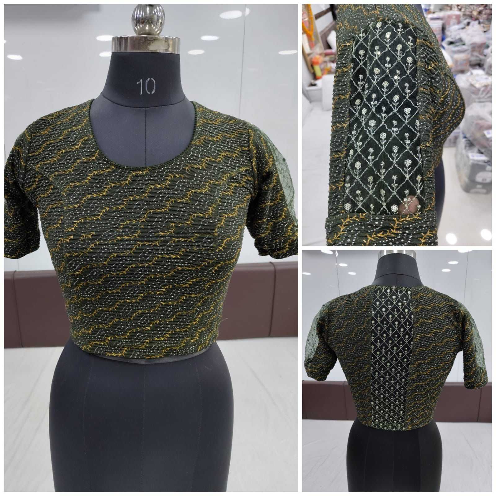 Ynf Crush Silk KESH426 NAINA-1 Readymade Blouses Wedding Collections Festive Collections Wholesale Stretchable Blouse Embroidered Blouses Party Wear Blouse Manufacturer- Kapda Export