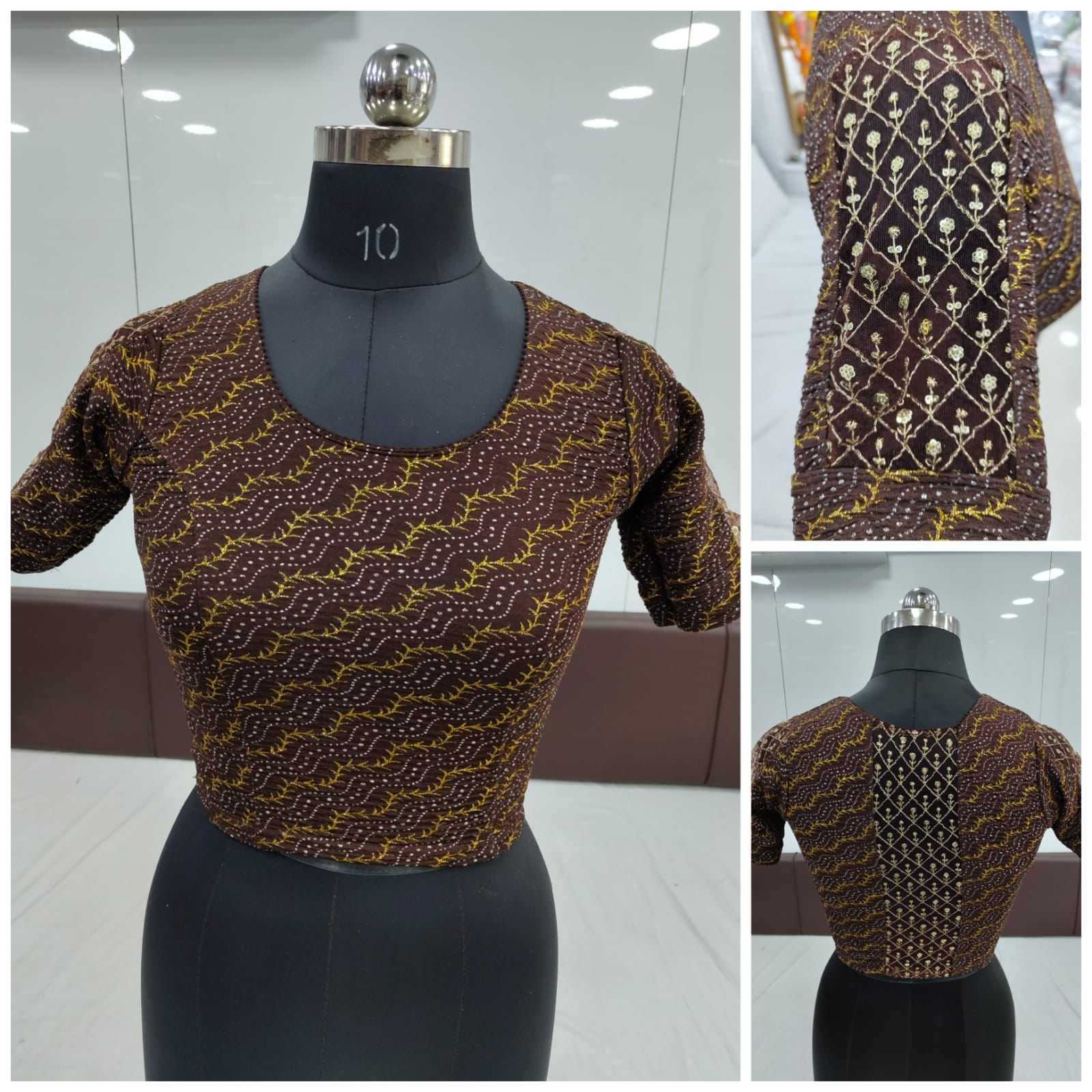Ynf Crush Silk KESH426 NAINA-1 Readymade Blouses Wedding Collections Festive Collections Wholesale Stretchable Blouse Embroidered Blouses Party Wear Blouse Manufacturer- Kapda Export