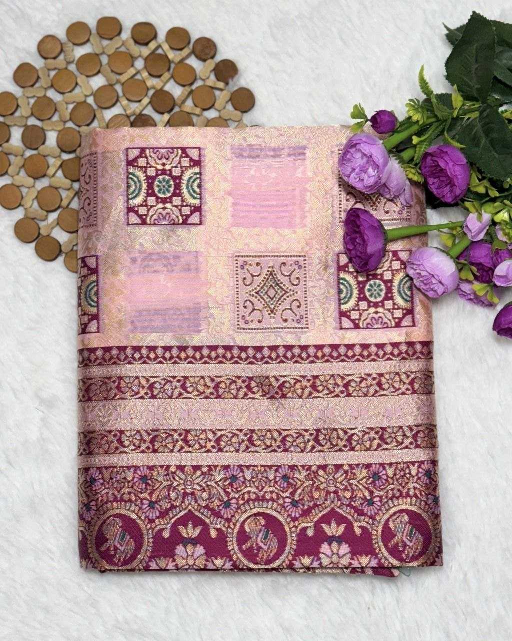 Ynf Kota Checks RIN207 132 Sarees Wholesale Jacquard Saree Zari Border Sarees Kora Sarees Manufacturer- Kapda Export