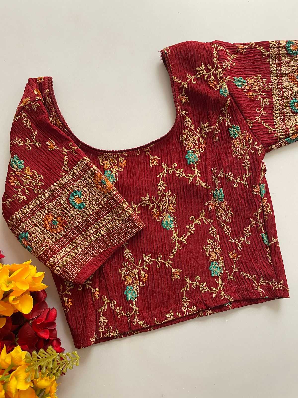 Ynf Cotton KESH426 227 Readymade Blouses Wedding Collections Festive Collections Wholesale Stretchable Blouse Cotton Blouse Party Wear Blouse Manufacturer- Kapda Export