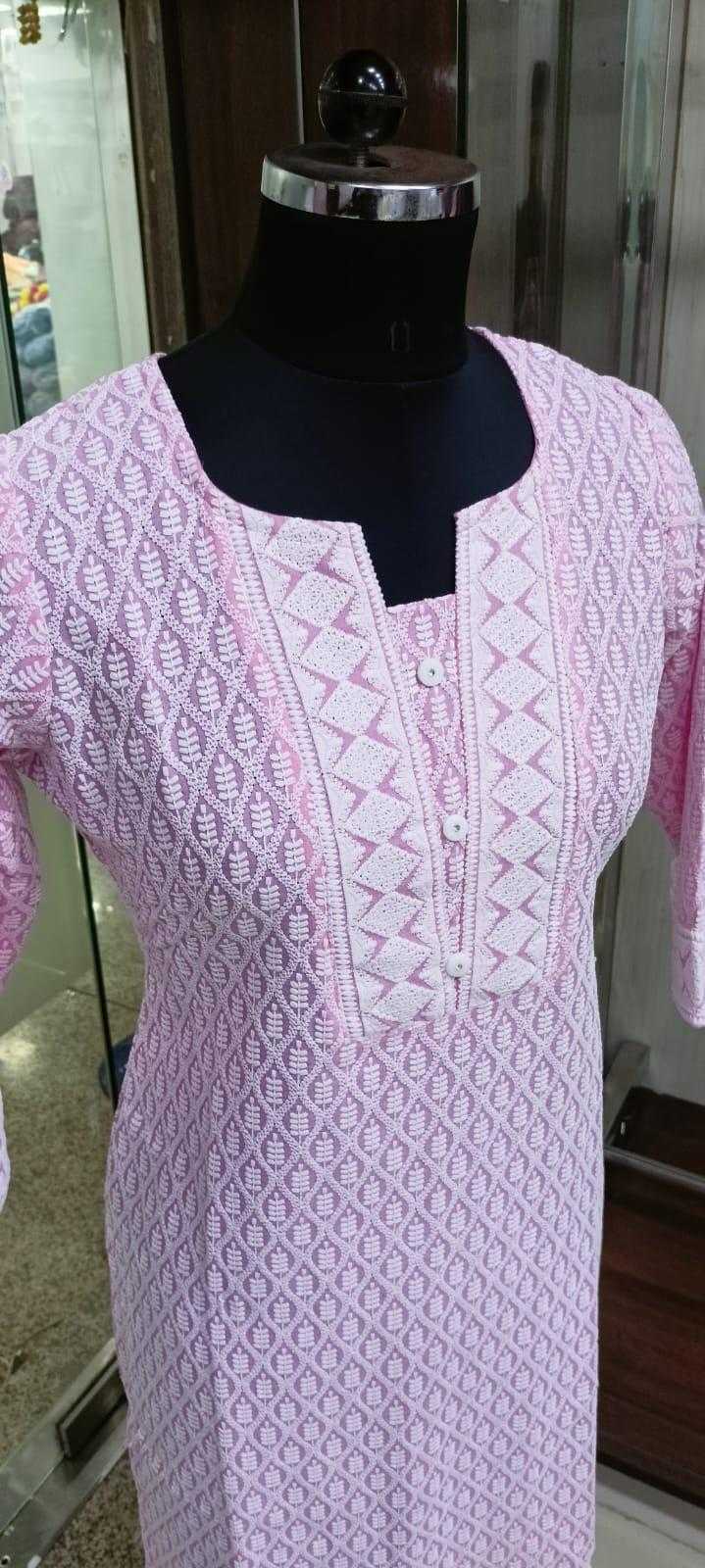 Ynf Cotton KESH481 213 Kurti Festive Collections Plus Size Collections Wholesale Casual Kurtis Cotton Kurtis Chikan Kurti Manufacturer- Kapda Export