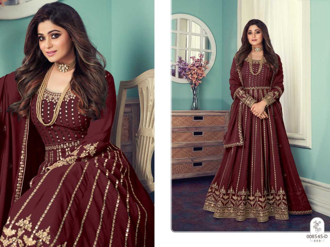 Ynf Georgette KESH504 8545 Gowns Wedding Collections Bollywood Collections Wholesale Embroidery Gowns Sequin Gowns Shamita Shetty Manufacturer- Kapda Export