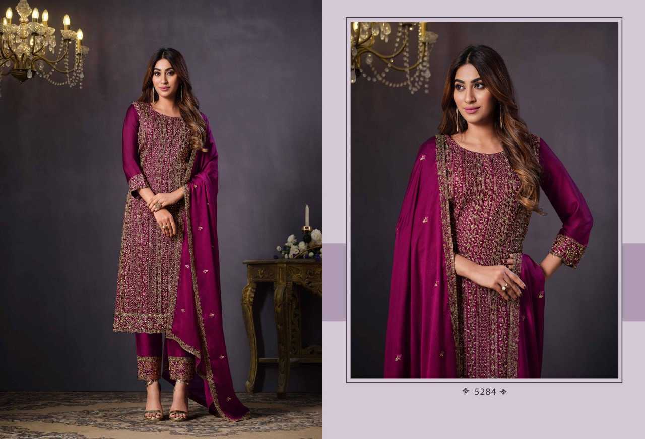 Ynf Rangoli Silk KESH504 5281 Suits & Dresses Wholesale Semi-Stitched Suits A-Line Suits Casual Dresses Manufacturer- Kapda Export
