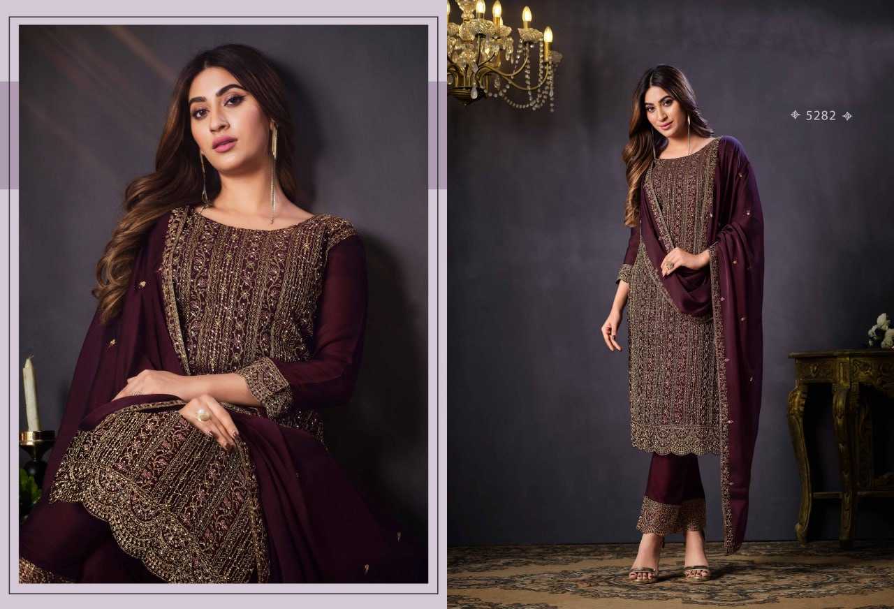 Ynf Rangoli Silk KESH504 5281 Suits & Dresses Wholesale Semi-Stitched Suits A-Line Suits Casual Dresses Manufacturer- Kapda Export