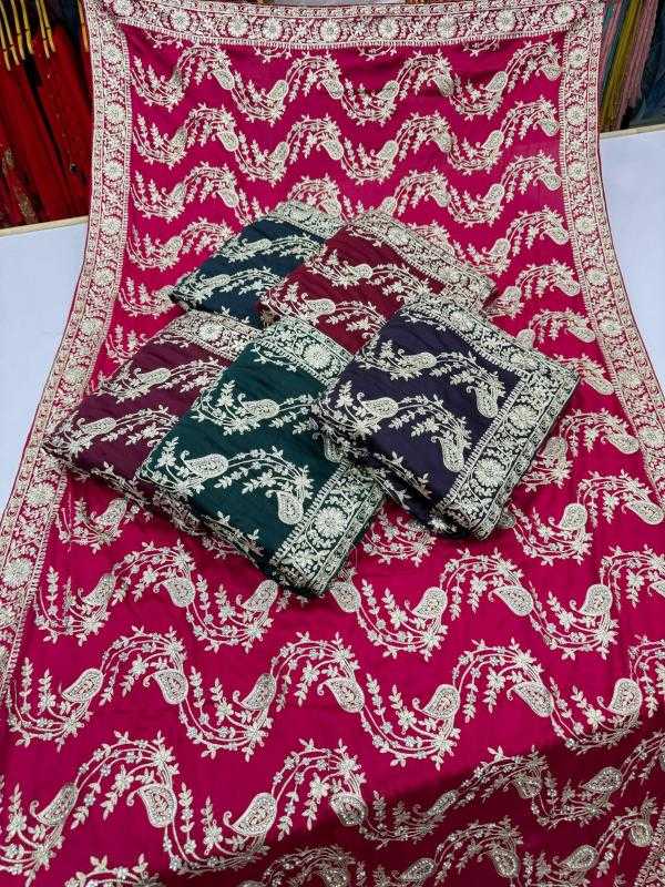 Ynf Satin Silk KESH114 PREETI Silk Sarees Wedding Collections Festive Collections Wholesale Brocade Sarees Silk Sarees For Weddings Embroidered Silk Sarees Manufacturer- Kapda Export
