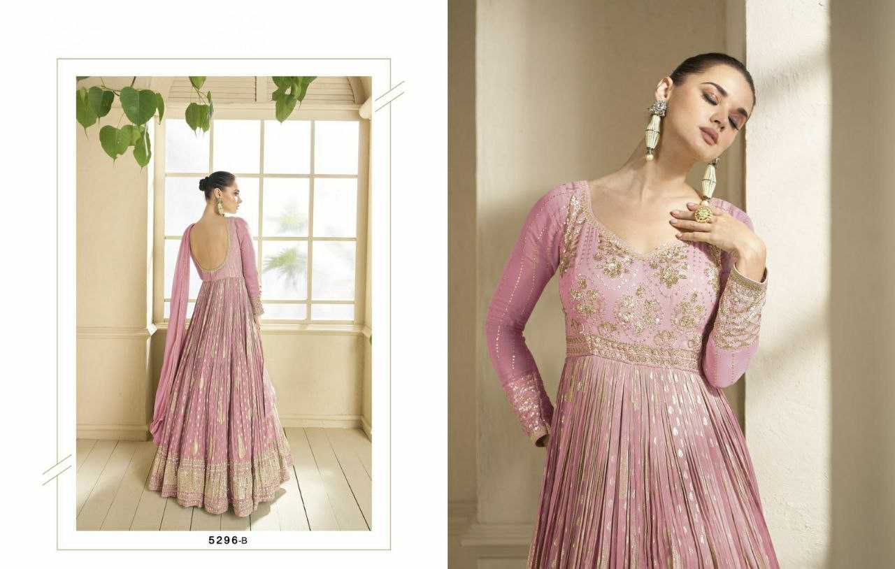 Ynf Georgette RIN131 5296 Suits & Dresses Wholesale Anarkali Suits Semi Stitched Suits Semi-Stitched Suits Manufacturer- Kapda Export
