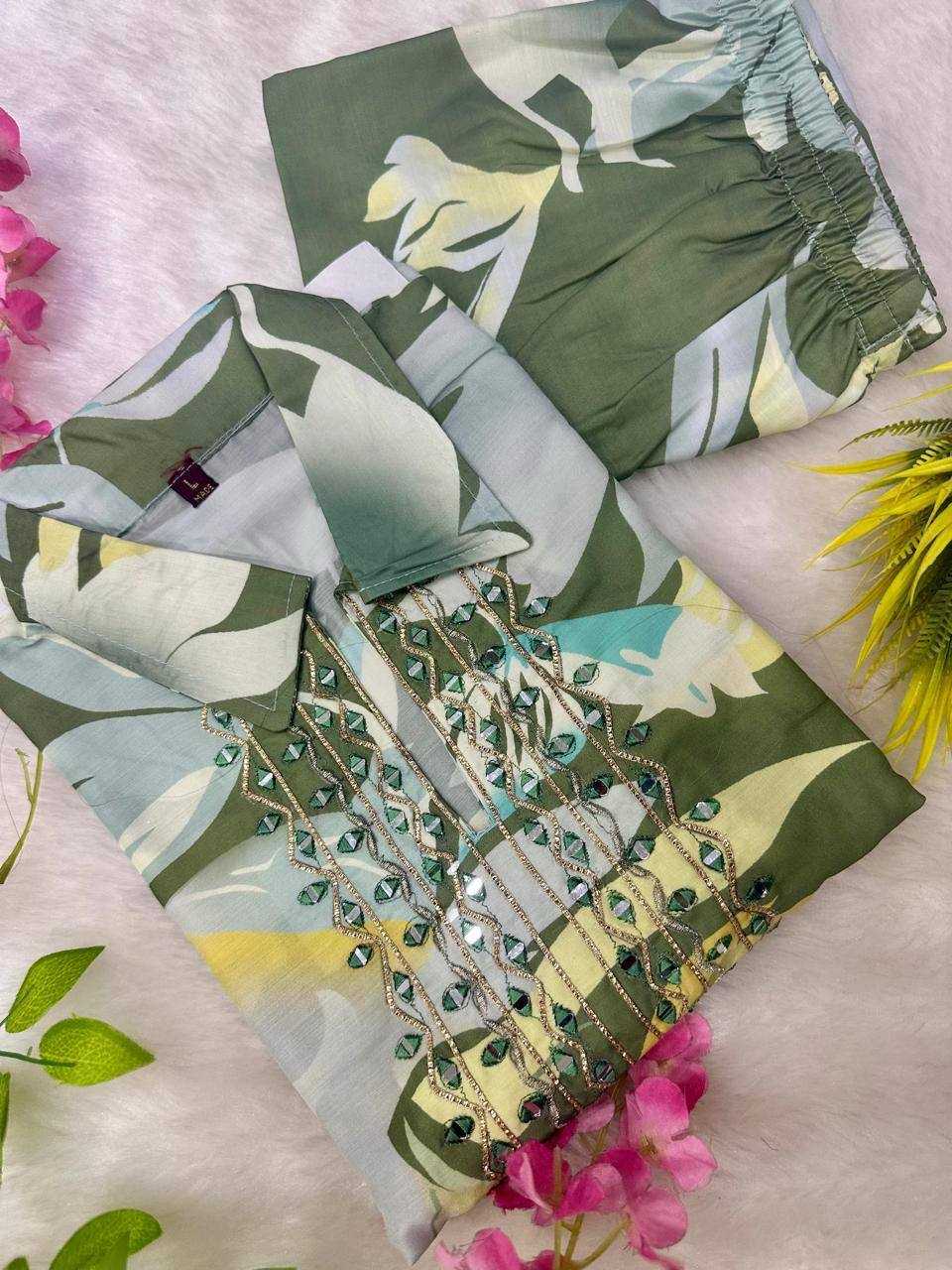 Ynf Muslin Silk KESH531 1032 Kurti Wholesale Festive Kurtis Embroidered Kurtis Kurti With Palazzo Kurtis With Pockets Manufacturer- Kapda Export