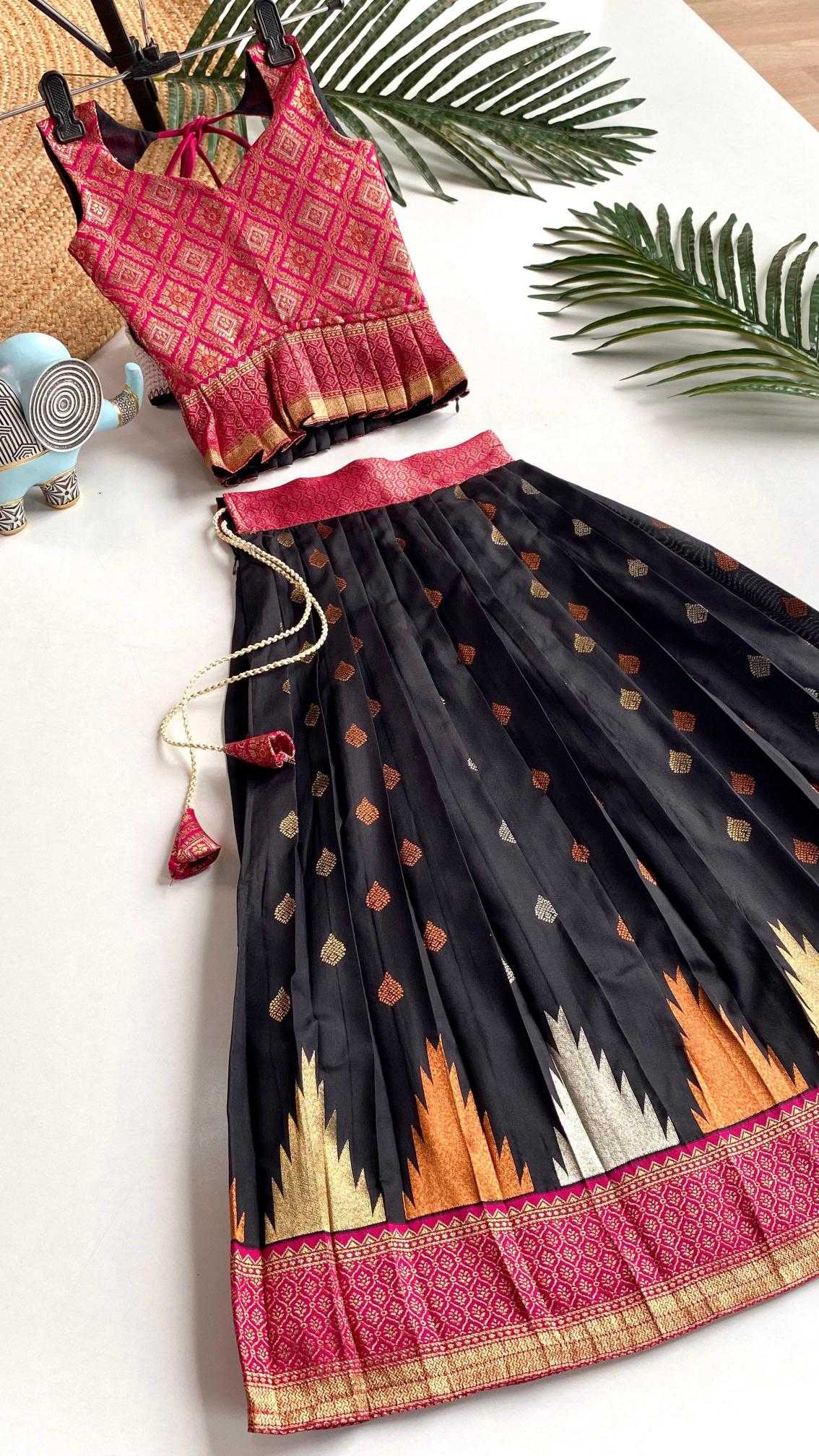 Ynf Silk KESH249 K Amisha Kids Wear Wholesale Kids Lehenga Kids Lehenga Choli Baby Girl Lehenga Manufacturer- Kapda Export