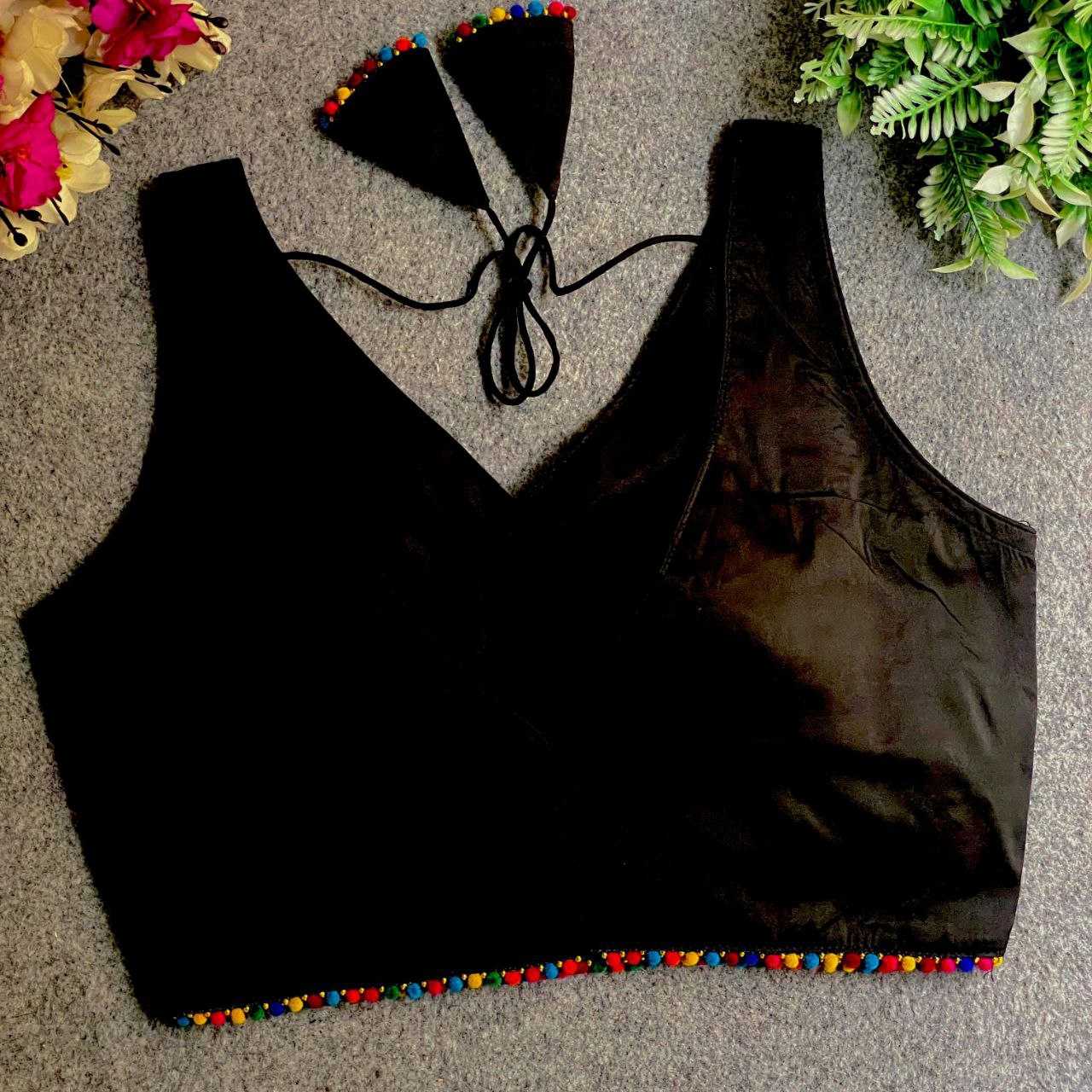 Ynf Banarasi Soft Silk KESH571 SHYAMA PRIRY Readymade Blouses Wholesale Blouse V-Neck Blouses Printed Blouse Manufacturer- Kapda Export