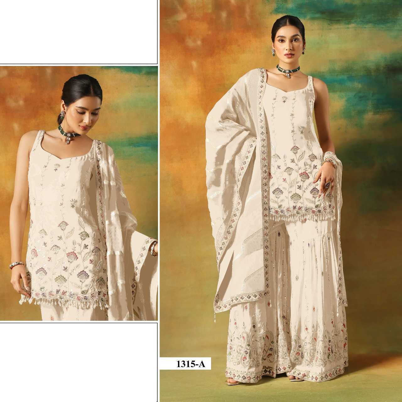 Ynf Faux Georgette RIN197 5023 Suits & Dresses Wholesale Party wear suits Bridal Suits Designer Suits Manufacturer- Kapda Export