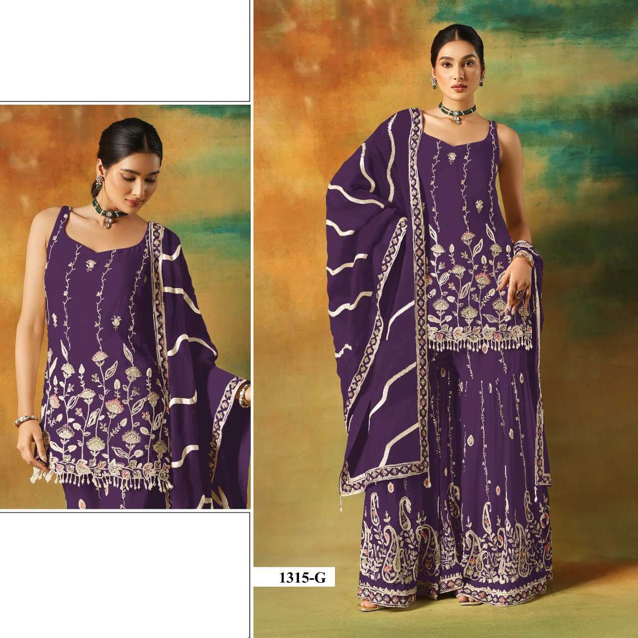 Ynf Faux Georgette RIN197 5023 Suits & Dresses Wholesale Party wear suits Bridal Suits Designer Suits Manufacturer- Kapda Export