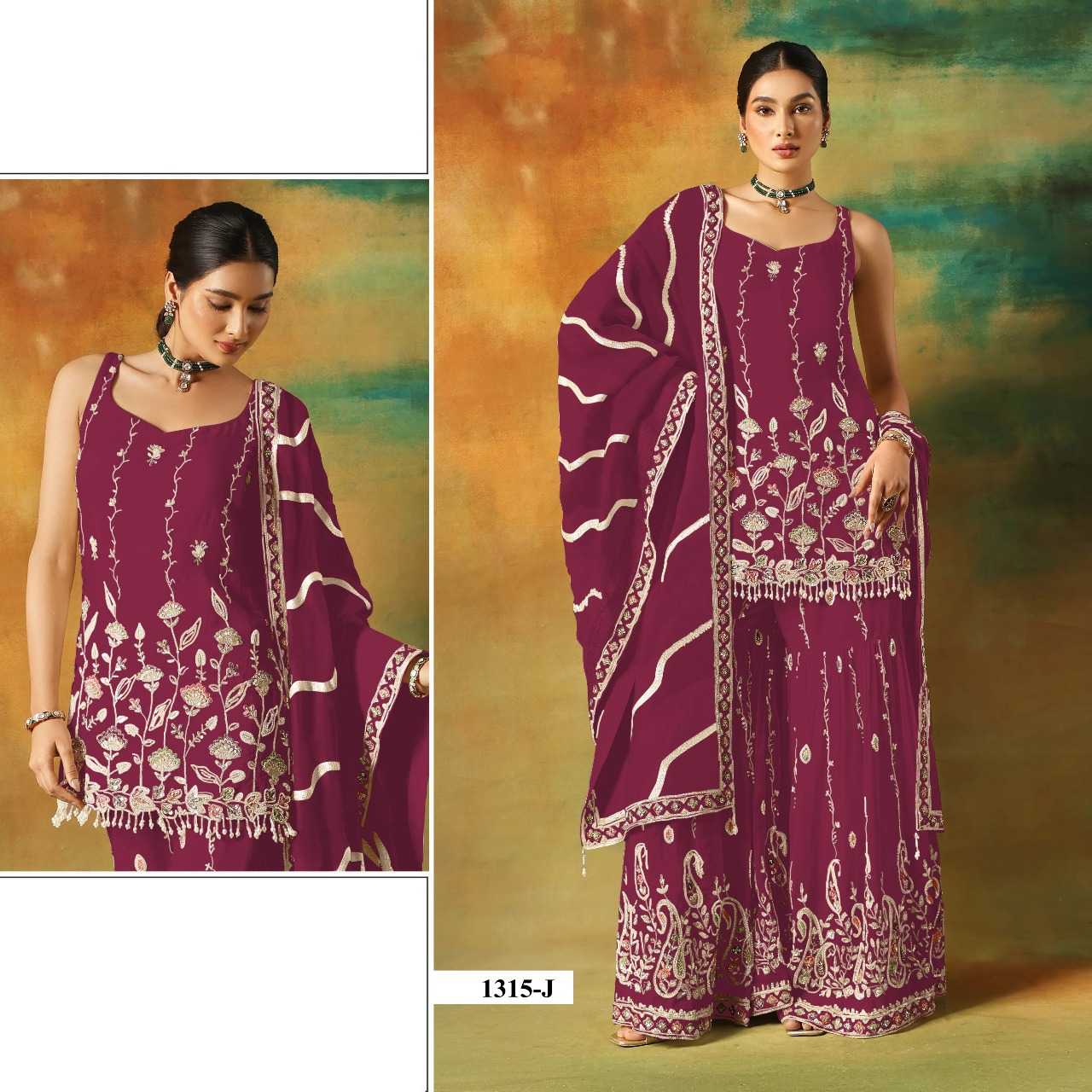 Ynf Faux Georgette RIN197 5023 Suits & Dresses Wholesale Party wear suits Bridal Suits Designer Suits Manufacturer- Kapda Export