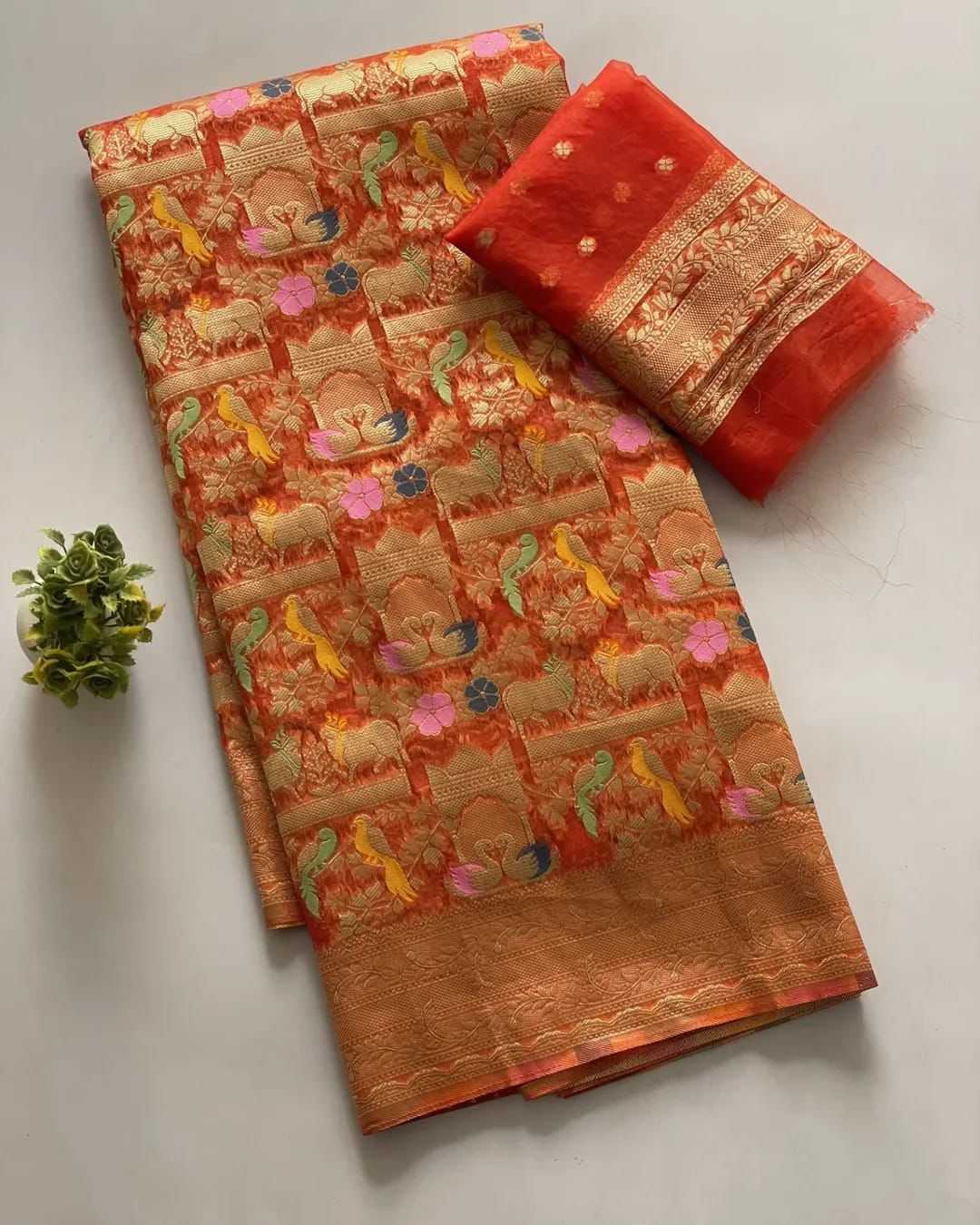 Ynf Organza Silk KESH484 Kora organza Silk Sarees Wholesale Kora Silk Sarees Fancy Silk Sarees Zari Border Silk Sarees Manufacturer- Kapda Export