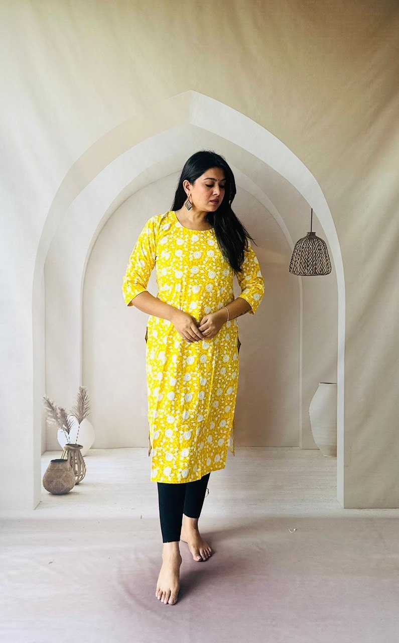Ynf Pure Cotton KESH601 211 Kurti Wholesale Festive Kurtis Printed Kurtis Jaipuri Kurti Manufacturer- Kapda Export