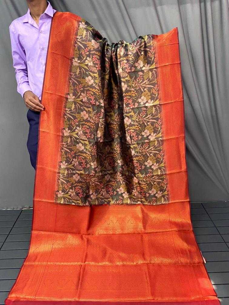 Ynf Silk KESH249 NIHARIKA Silk Sarees Wholesale Pattu Sarees Printed Silk Saree Designer Silk Sarees Manufacturer- Kapda Export