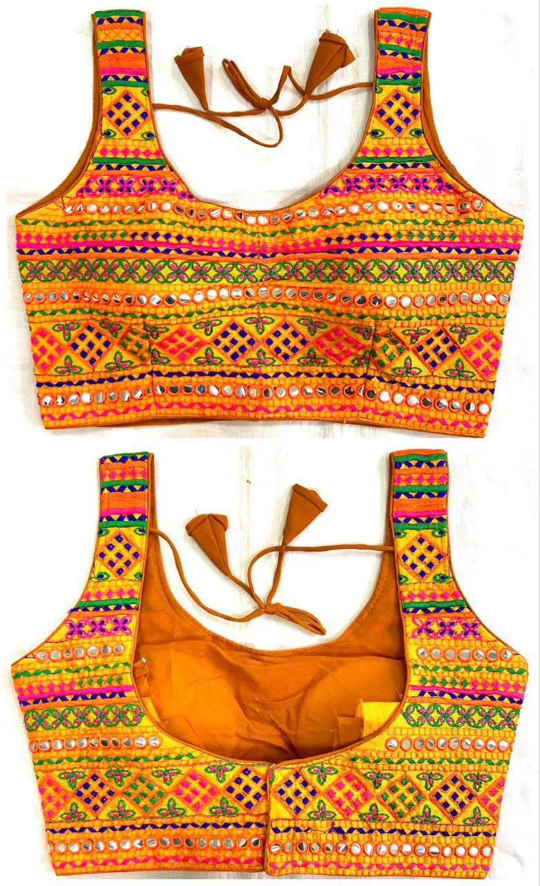 Ynf Silk KESH544 CHOKDI GAMTHI INSIDE SLEEVE Readymade Blouses Wholesale Blouse Fashion Blouse Printed Cotton Blouses Manufacturer- Kapda Export