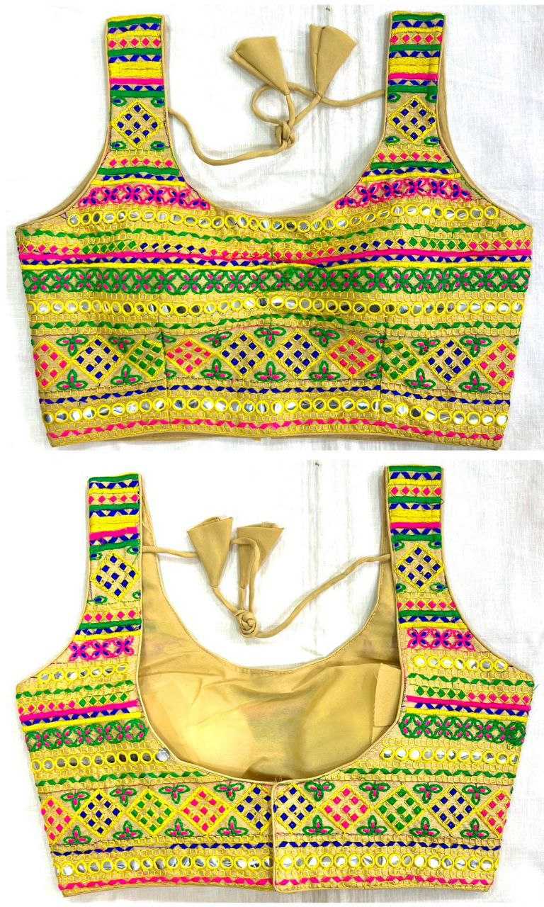 Ynf Silk KESH544 CHOKDI GAMTHI INSIDE SLEEVE Readymade Blouses Wholesale Blouse Fashion Blouse Printed Cotton Blouses Manufacturer- Kapda Export