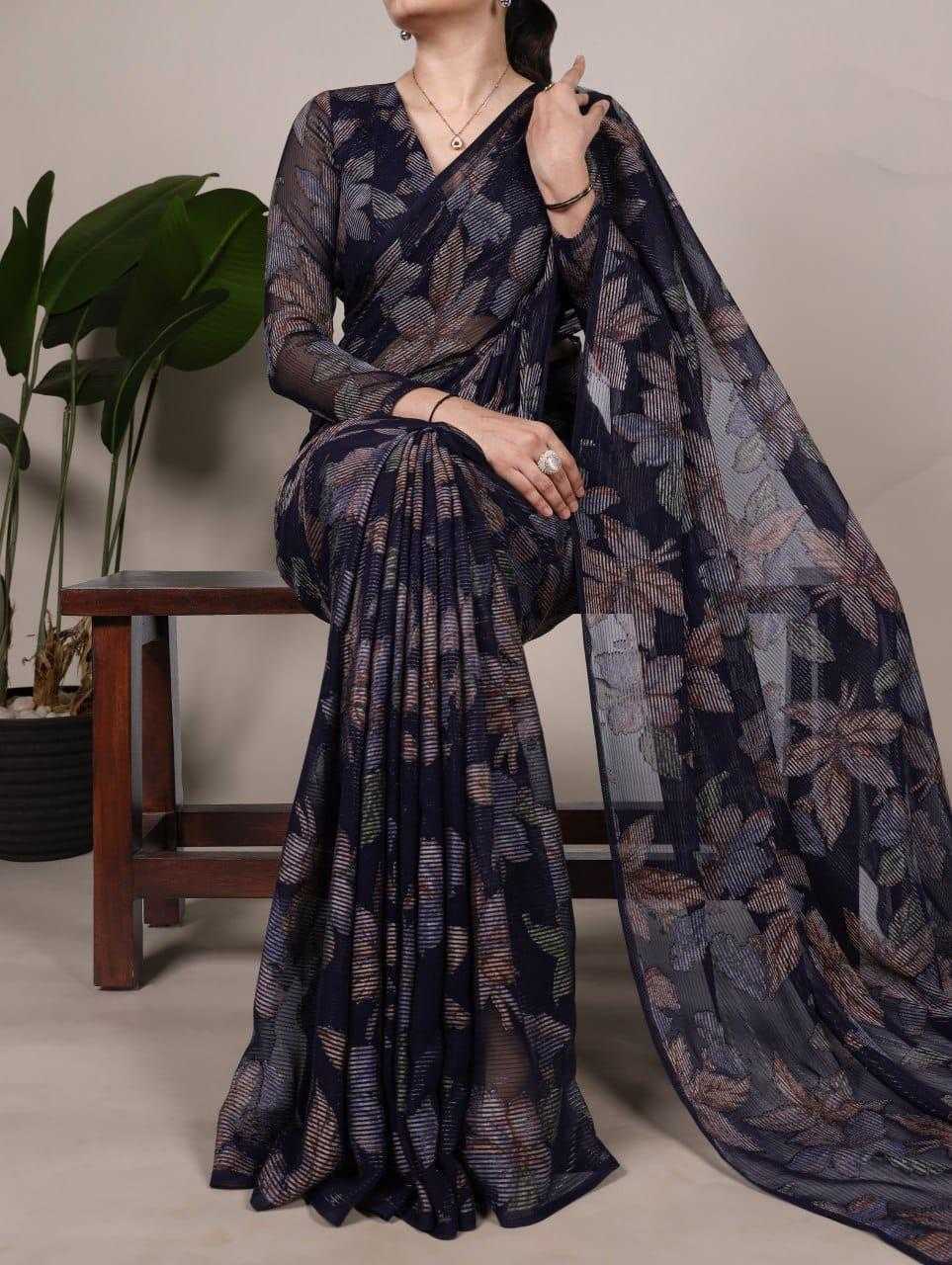 Ynf Viscose KESH416 LNB ALARA 7052 Sarees Wholesale Designer Sarees Brasso Sarees Floral Sarees Manufacturer- Kapda Export
