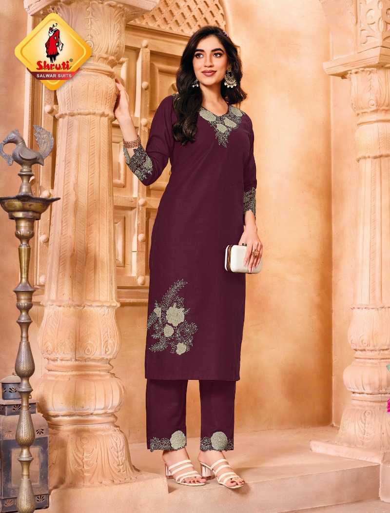 Ynf Cotton KESH530 SHRUTI PAHELI VOL 12 Kurti Wholesale Ladies Kurti Fancy Kurti Embroidered Kurtis Manufacturer- Kapda Export