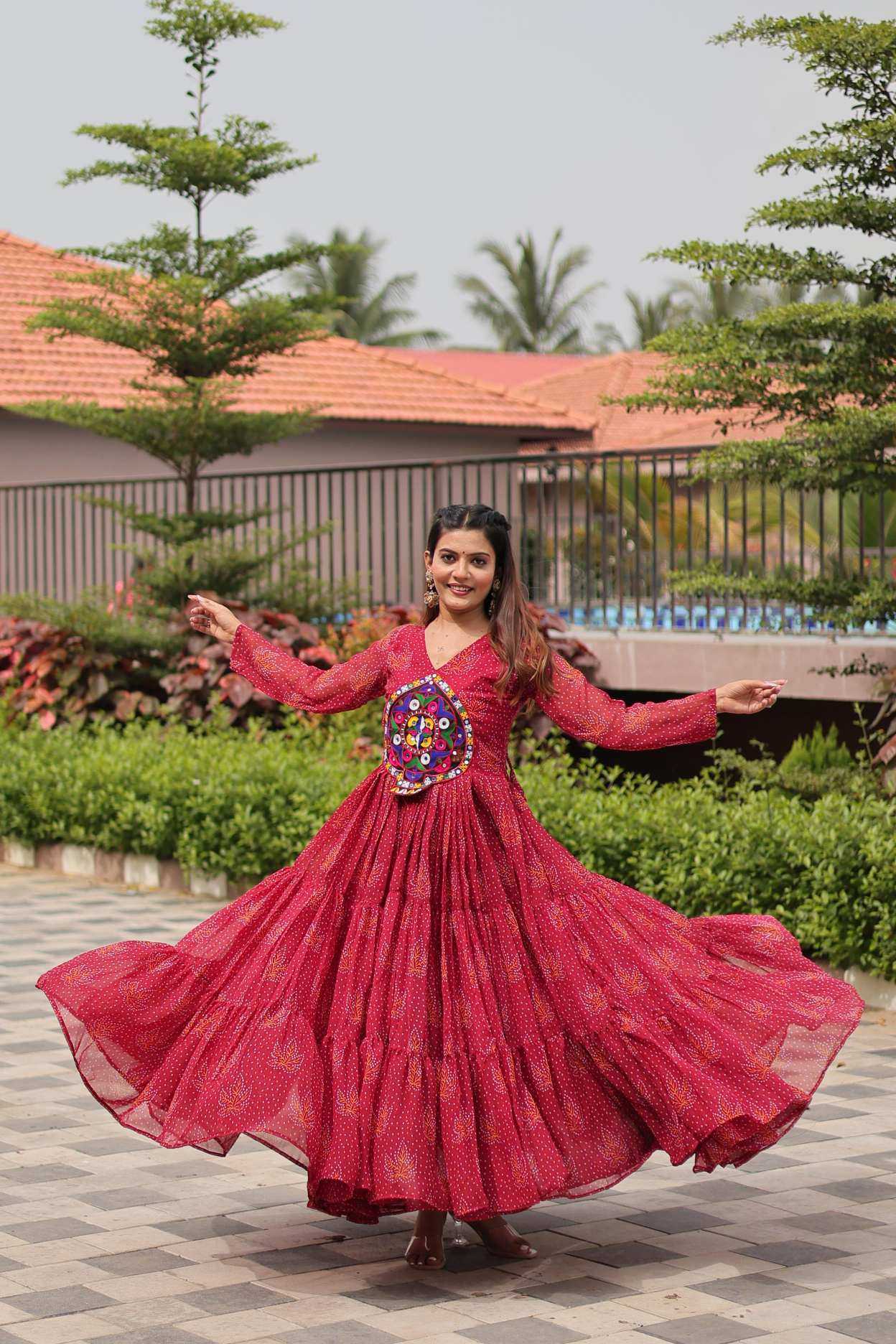 Ynf Faux Georgette KESH530 RM121 Gowns Wholesale Party Wear Gowns Designer Gowns Reception Gowns Manufacturer- Kapda Export