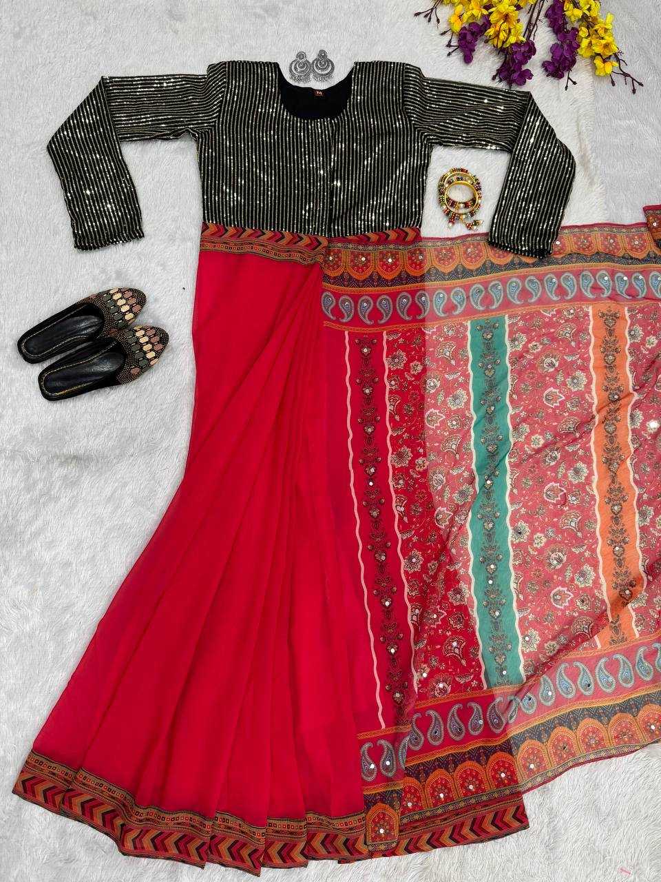 Ynf Faux Georgette KESH570 231 Sarees Wholesale Designer Sarees Saree Gown Festive Sarees Manufacturer- Kapda Export