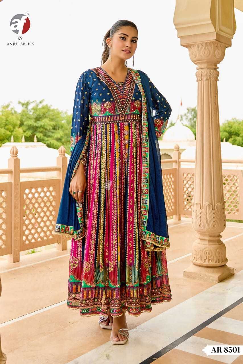 Ynf Pure Chiffon KESH448 AR-8501-03 Gowns Wedding Collections Festive Collections Wholesale Designer Gowns Chiffon Gowns Wedding Outfits Manufacturer- Kapda Export