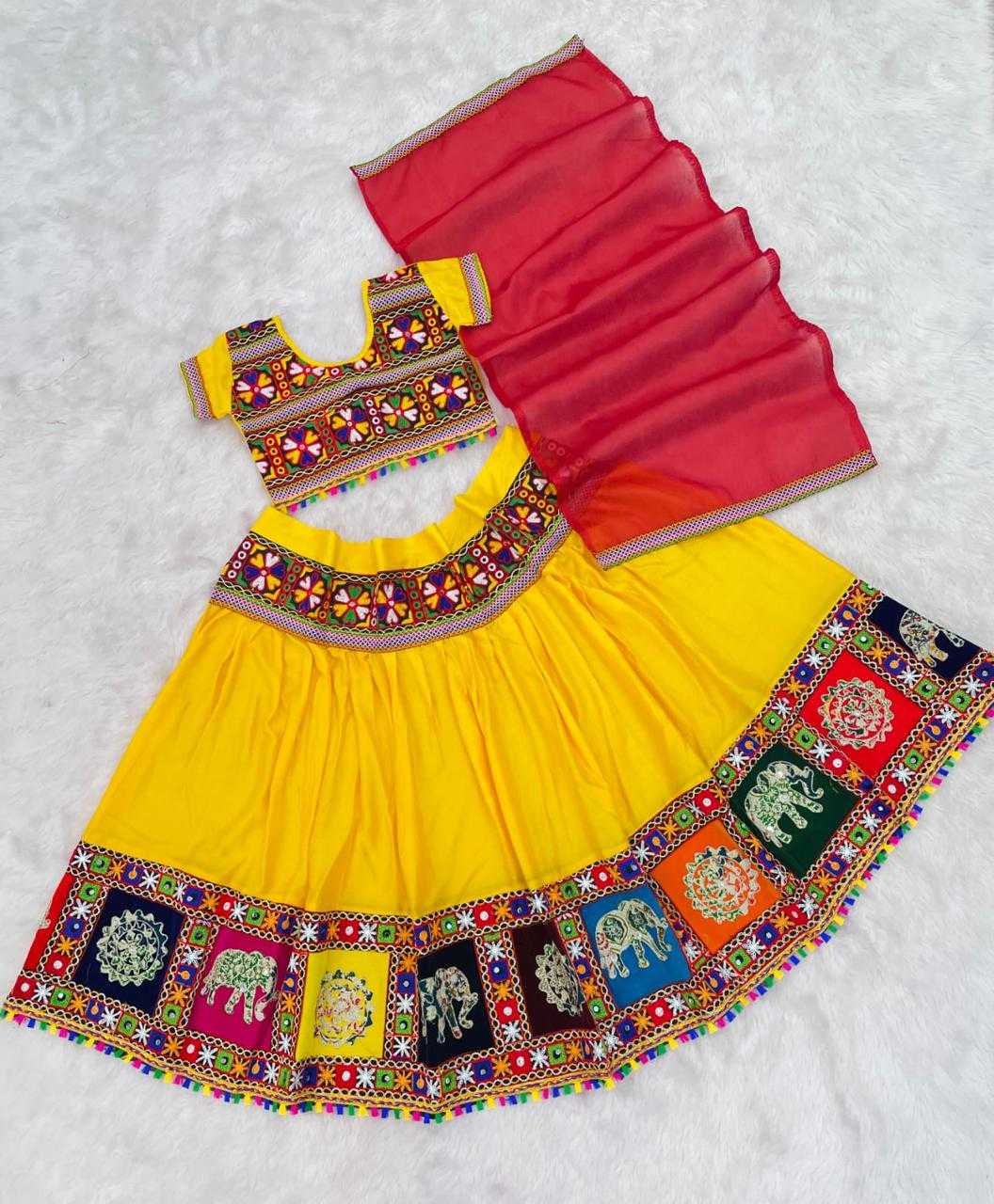 Ynf Pure Cotton KESH503 007 Kids Wear Festive Collections Wholesale Kids Navratri Outfits Navratri Chaniya Choli Navratri Dresses Manufacturer- Kapda Export